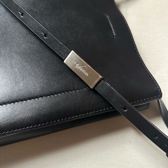 Calvin Klein Line Leather Crossbody Bag - Picture 5 of 6